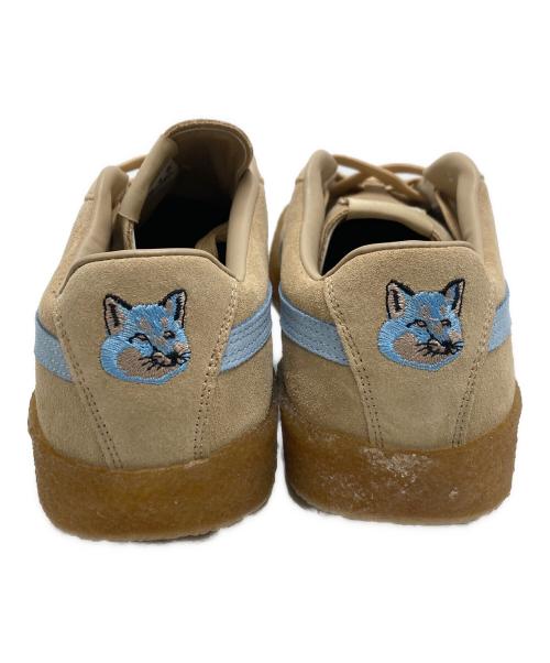 PUMA（プーマ）PUMA (プーマ) maison kitsune (メゾンキツネ) SUEDE CREPE KITSUNE ベージュ サイズ:7の古着・服飾アイテム