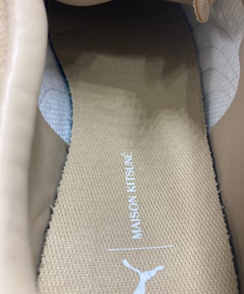 PUMA（プーマ）PUMA (プーマ) maison kitsune (メゾンキツネ) SUEDE CREPE KITSUNE ベージュ サイズ:7の古着・服飾アイテム