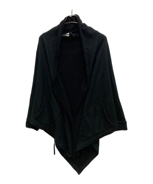 LIMI feu（リミフゥ）LIMI feu (リミフゥ) 変形スウェットロングカーディガン ブラック サイズ:SIZE Sの古着・服飾アイテム
