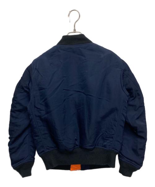 STUDIO D'ARTISAN（ステュディオダルチザン）STUDIO D'ARTISAN (ステュディオダルチザン) インディゴナイロンMA-1 ネイビー サイズ:SIZE 36の古着・服飾アイテム