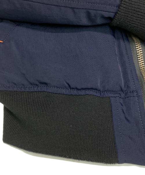 STUDIO D'ARTISAN（ステュディオダルチザン）STUDIO D'ARTISAN (ステュディオダルチザン) インディゴナイロンMA-1 ネイビー サイズ:SIZE 36の古着・服飾アイテム