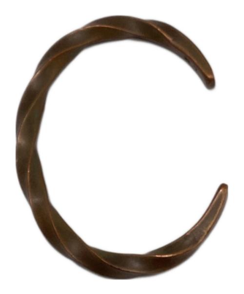 RRL（ダブルアールエル）RRL (ダブルアールエル) ツイステッド バングル シルバー サイズ:Lの古着・服飾アイテム