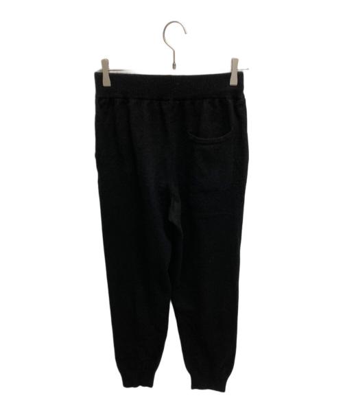 Text（テクスト）Text (テクスト) モンゴリアンカシミヤニットパンツ ブラック サイズ:Mの古着・服飾アイテム