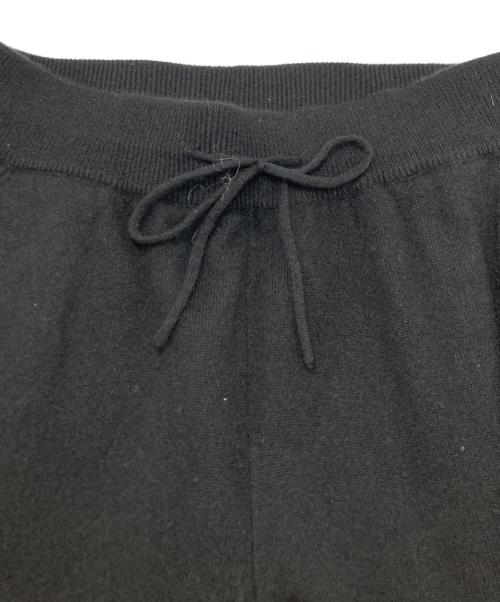 Text（テクスト）Text (テクスト) モンゴリアンカシミヤニットパンツ ブラック サイズ:Mの古着・服飾アイテム
