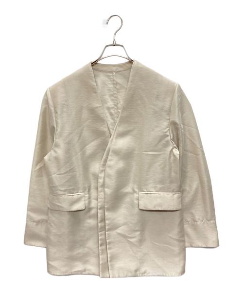 STUNNING LURE（スタニングルアー）STUNNING LURE (スタニングルアー) rカラーレスシアージャケット ベージュ サイズ:SIZE 2の古着・服飾アイテム