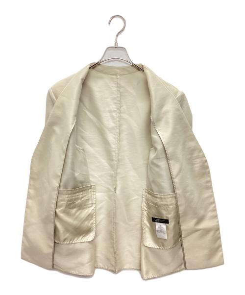 STUNNING LURE（スタニングルアー）STUNNING LURE (スタニングルアー) rカラーレスシアージャケット ベージュ サイズ:SIZE 2の古着・服飾アイテム