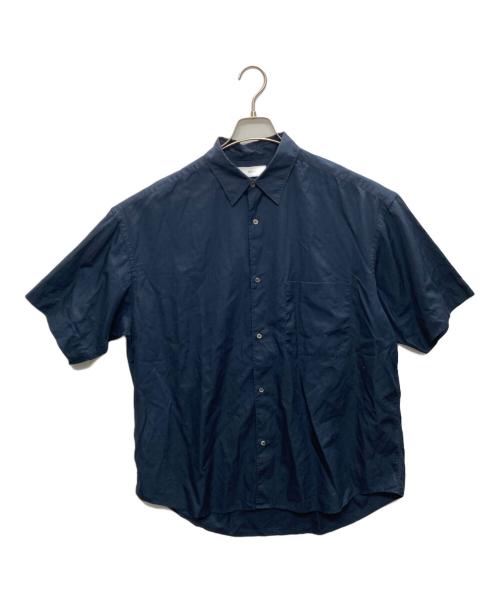 Graphpaper（グラフペーパー）Graphpaper (グラフペーパー) Broad Oversized S/S Shirt ネイビー サイズ:Freeの古着・服飾アイテム