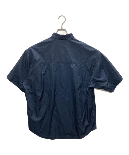 Graphpaper（グラフペーパー）Graphpaper (グラフペーパー) Broad Oversized S/S Shirt ネイビー サイズ:Freeの古着・服飾アイテム