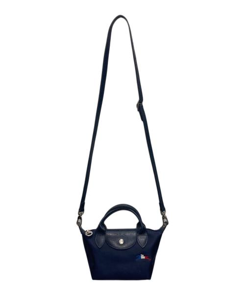 LONGCHAMP（ロンシャン）LONGCHAMP (ロンシャン) 2WAYショルダーバッグ ネイビーの古着・服飾アイテム