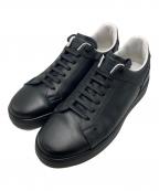 BOTTEGA VENETAボッテガベネタ）の古着「ローカットレザースニーカー」｜ブラック