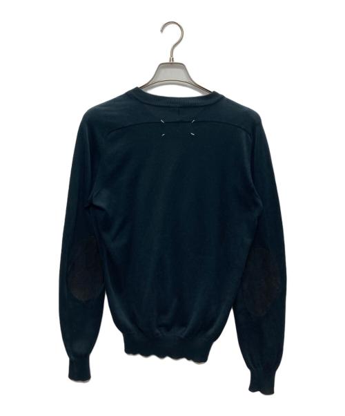 MARTIN MARGIELA（マルタン・マルジェラ）MARTIN MARGIELA (マルタン・マルジェラ) エルボーパッチニット ネイビー サイズ:Sの古着・服飾アイテム