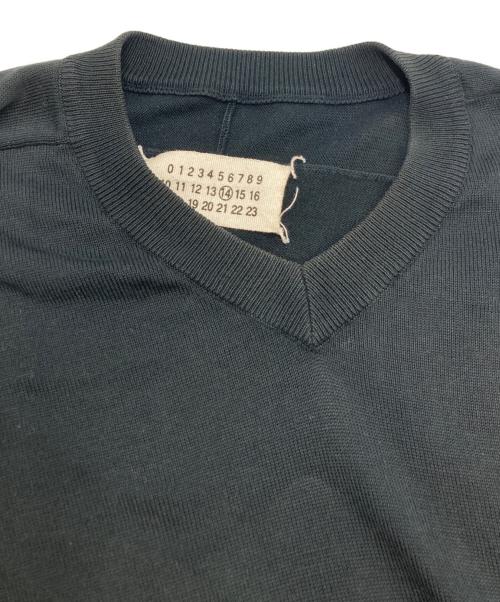 MARTIN MARGIELA（マルタン・マルジェラ）MARTIN MARGIELA (マルタン・マルジェラ) エルボーパッチニット ネイビー サイズ:Sの古着・服飾アイテム