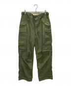 US ARMYユーエスアーミー）の古着「M-51 ヘビー コットンサテン フィールド カーゴ パンツ」｜オリーブ