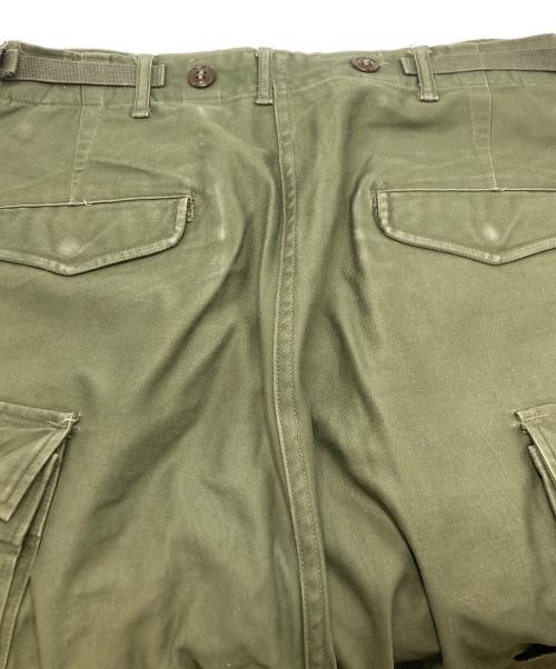 US ARMY（ユーエスアーミー）US ARMY (ユーエスアーミー) M-51 ヘビー コットンサテン フィールド カーゴ パンツ オリーブ サイズ:SMALL LONGの古着・服飾アイテム