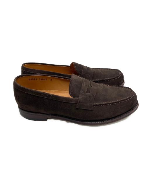 Jalan Sriwijaya（ジャランスリウァヤ）Jalan Sriwijaya (ジャランスリウァヤ) スウェードローファー ブラウン サイズ:８の古着・服飾アイテム