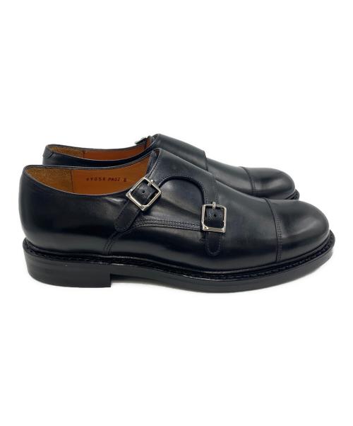 Jalan Sriwijaya（ジャランスリウァヤ）Jalan Sriwijaya (ジャランスリウァヤ) ダブルモンクシューズ ブラック サイズ:8の古着・服飾アイテム