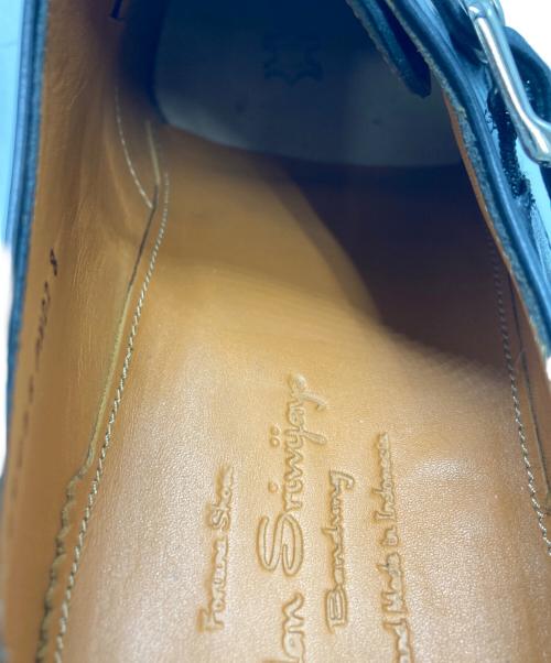 Jalan Sriwijaya（ジャランスリウァヤ）Jalan Sriwijaya (ジャランスリウァヤ) ダブルモンクシューズ ブラック サイズ:8の古着・服飾アイテム