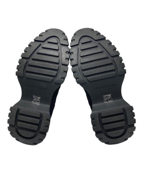 CHARLES & KEITH（チャールズアンドキース）CHARLES & KEITH (チャールズ＆キース) リサイクルポリエステル ボウバレリーナ ブラック サイズ:10の古着・服飾アイテム