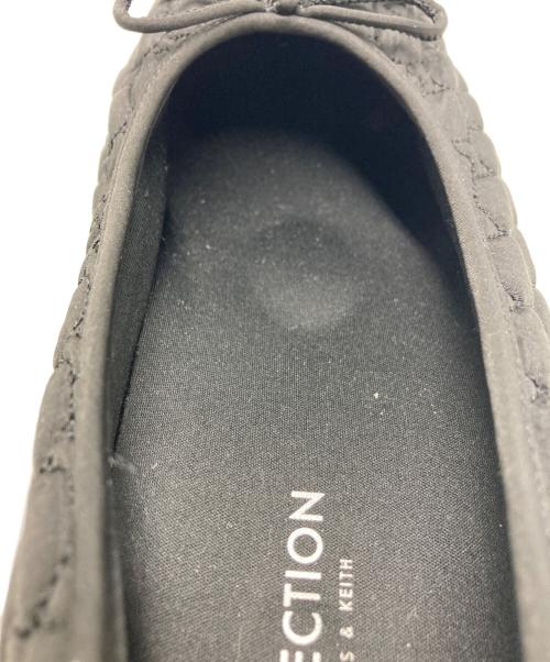 CHARLES & KEITH（チャールズアンドキース）CHARLES & KEITH (チャールズ＆キース) リサイクルポリエステル ボウバレリーナ ブラック サイズ:10の古着・服飾アイテム