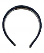 GUCCIグッチ）の古着「GGデニムカチューシャ」｜インディゴ