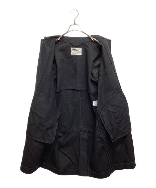 MHL（エムエイチエル）MHL (エムエイチエル) BASIC WOOL MELTON COAT ネイビー サイズ:SIZE １の古着・服飾アイテム