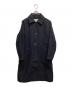 MHL（エムエイチエル）の古着「BASIC WOOL MELTON COAT」｜ネイビー