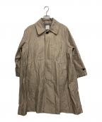 Toujoursトゥジュー）の古着「ステンカラーコート」｜ベージュ