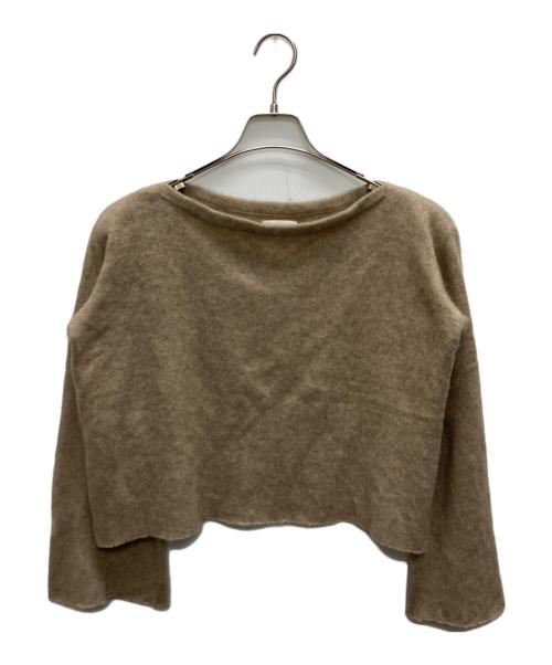 Toujours（トゥジュー）Toujours (トゥジュー) カシミヤニット ベージュ サイズ:SIZE Freeの古着・服飾アイテム