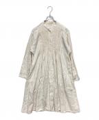Toujoursトゥジュー）の古着「リネンワンピース」｜ホワイト