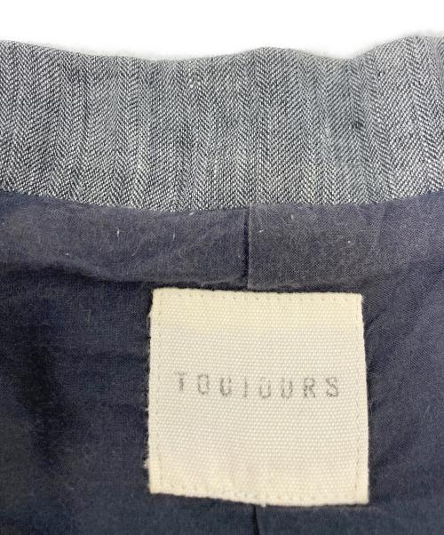 Toujours（トゥジュー）Toujours (トゥジュー) テーラードジャケット グレー サイズ:SIZE 1の古着・服飾アイテム
