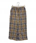 Toujoursトゥジュー）の古着「リラックスパンツ」｜ブラウン