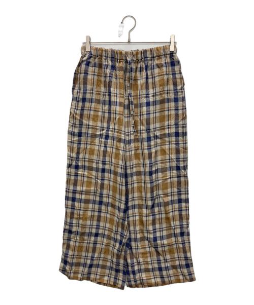 Toujours（トゥジュー）Toujours (トゥジュー) リラックスパンツ ブラウン サイズ:FREEの古着・服飾アイテム