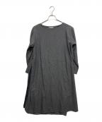 Toujoursトゥジュー）の古着「長袖ワンピース」｜グレー