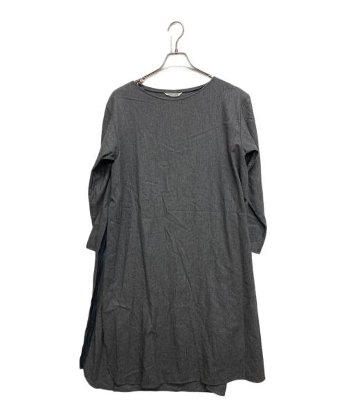 Toujours（トゥジュー）Toujours (トゥジュー) 長袖ワンピース グレー サイズ:SIZE １の古着・服飾アイテム