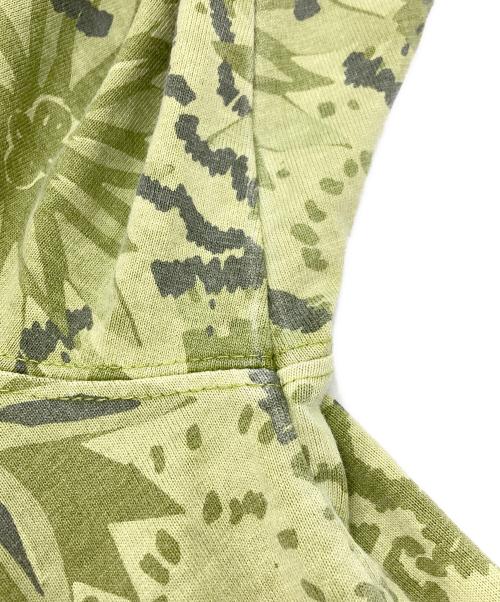 stussy（ステューシー）stussy (ステューシー) FLOWER LS CREW グリーン サイズ:SIZE Lの古着・服飾アイテム