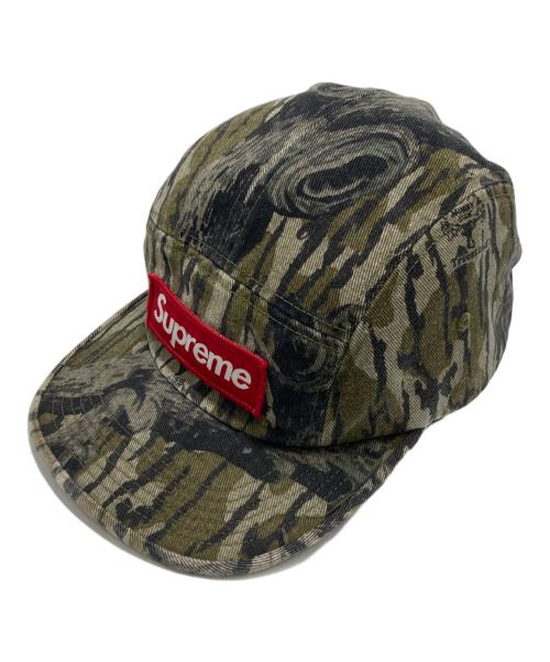 SUPREME（シュプリーム）SUPREME (シュプリーム) Military Camp Cap カーキ×グレー サイズ:FREEの古着・服飾アイテム