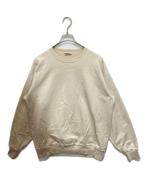 AURALEE（オーラリー）AURALEE (オーラリー) ORGANIC COTTON COMPACT GRADATION DYED SWEAT ベージュ サイズ:SIZE 4の古着・服飾アイテム