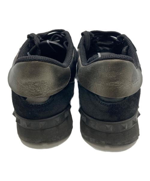 VALENTINO GARAVANI（ヴァレンティノ・ガラヴァーニ）VALENTINO GARAVANI (ヴァレンティノ・ガラヴァーニ) ローカットスニーカー ブラック サイズ:8の古着・服飾アイテム