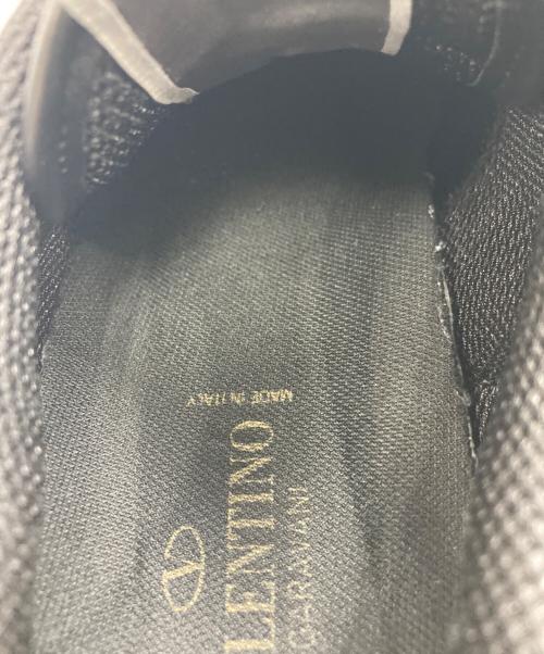 VALENTINO GARAVANI（ヴァレンティノ・ガラヴァーニ）VALENTINO GARAVANI (ヴァレンティノ・ガラヴァーニ) ローカットスニーカー ブラック サイズ:8の古着・服飾アイテム