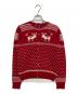 POLO RALPH LAUREN（ポロ・ラルフローレン）の古着「ノルディックニットカーディガン」｜レッド