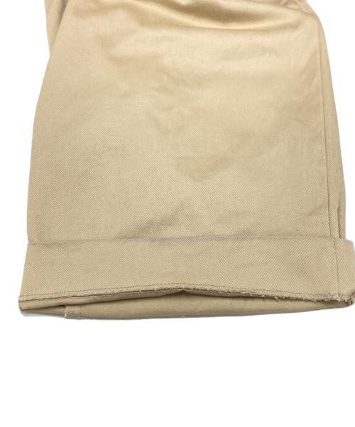 steaf（スティーフ）steaf (スティーフ) FIELD TWO TUCK PANTS ベージュ サイズ:SIZE Mの古着・服飾アイテム