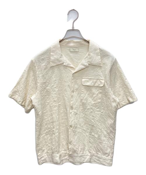 steaf（スティーフ）STEAF (スティーフ) 半袖開襟シャツ ベージュ サイズ:SIZE Lの古着・服飾アイテム