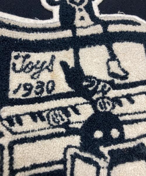 Hysteric Glamour（ヒステリックグラマー）Hysteric Glamour (ヒステリックグラマー) 刺繍ワッペンスタジャン ブラック×ベージュ サイズ:Freeの古着・服飾アイテム