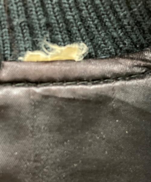 Hysteric Glamour（ヒステリックグラマー）Hysteric Glamour (ヒステリックグラマー) 刺繍ワッペンスタジャン ブラック×ベージュ サイズ:Freeの古着・服飾アイテム