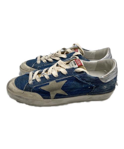 GOLDEN GOOSE（ゴールデングース）GOLDEN GOOSE (ゴールデングース) デニムローカットスニーカー インディゴ サイズ:9の古着・服飾アイテム