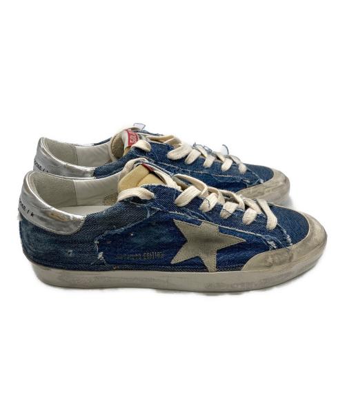 GOLDEN GOOSE（ゴールデングース）GOLDEN GOOSE (ゴールデングース) デニムローカットスニーカー インディゴ サイズ:9の古着・服飾アイテム