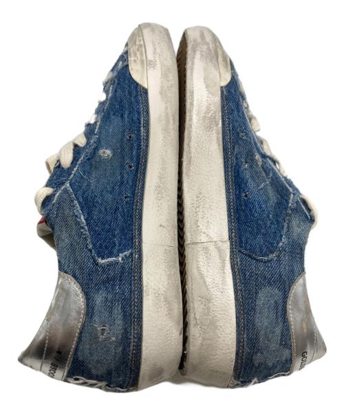 GOLDEN GOOSE（ゴールデングース）GOLDEN GOOSE (ゴールデングース) デニムローカットスニーカー インディゴ サイズ:9の古着・服飾アイテム