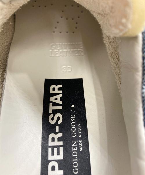 GOLDEN GOOSE（ゴールデングース）GOLDEN GOOSE (ゴールデングース) デニムローカットスニーカー インディゴ サイズ:9の古着・服飾アイテム