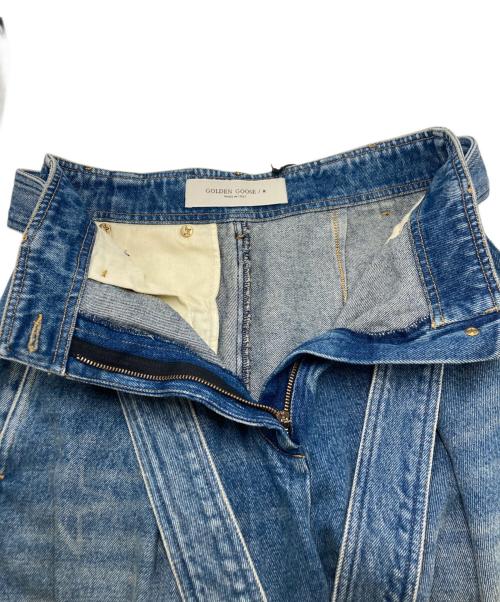 GOLDEN GOOSE（ゴールデングース）GOLDEN GOOSE (ゴールデングース) ベルテッドハーフデニムパンツ インディゴ サイズ:40の古着・服飾アイテム