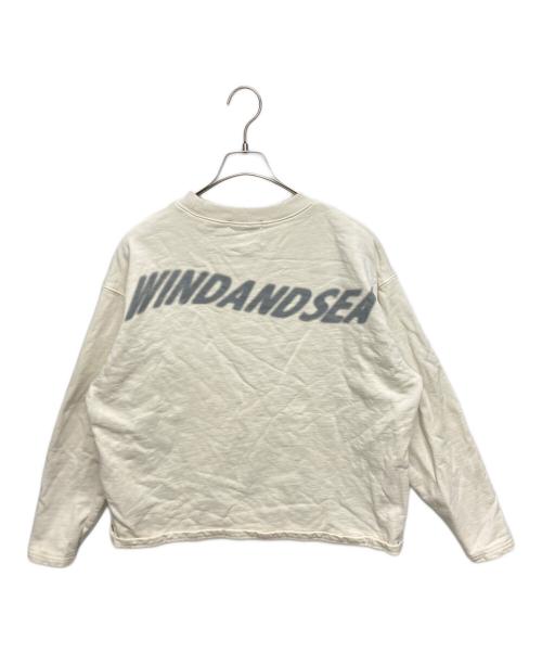 WIND AND SEA（ウィンダンシー）WIND AND SEA (ウィンダンシー) SHAY コラボプリントスウェット アイボリー サイズ:SIZE Sの古着・服飾アイテム